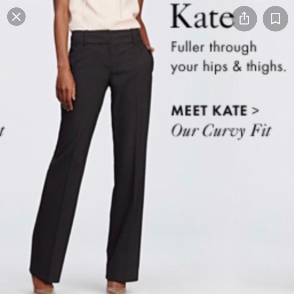 LOFT Brown Kate Pants